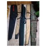 lot of 5 gun case - longest is 53+ inches