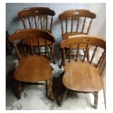 4 kitchen table chairs - 30 inch at back 4 kitchen table chairs - 30 inch at back
