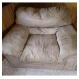 over stuffed brown chair - 54 inch wide by 40 inch over stuffed brown chair - 54 inch wide by 40 inch