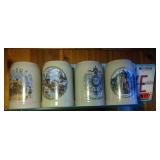 4 steins and 2 vanity license plates 4 steins and 2 vanity license plates