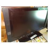 42" LG TV with remote, swivels, flat screen and