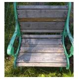 2 single person benches and decor garden fence 2 single person benches and decor garden fence