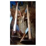 2 saw horses - 48 inch long by 30 inch tall & 2 saw horses - 48 inch long by 30 inch tall &