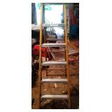 lot of 3 ladders - Keller 6ft and 2 small step lot of 3 ladders - Keller 6ft and 2 small step