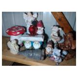 large lot of yard ornaments - mostly resin - gnome large lot of yard ornaments - mostly resin - gnome