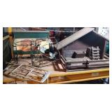 box with breadbox, metal wine rack, bike rear box with breadbox, metal wine rack, bike rear