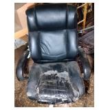 large swivel desk chair - 24 inch wide seat