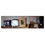 contents of shelf above window - submersible contents of shelf above window - submersible