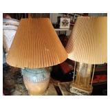 pair of lamps - tallest is 29 inches