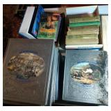 3 stacks of books - Harry Potter, Bobsey Twins, 3 stacks of books - Harry Potter, Bobsey Twins,