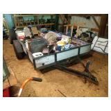 Utility tilt trailer with no contents - 12 Utility tilt trailer with no contents - 12
