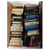 two flats of 8 track tapes two flats of 8 track tapes