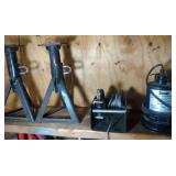 1 ton winch, 1/6 HP submersible pump, and pair 1 ton winch, 1/6 HP submersible pump, and pair