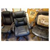 lot of 3 office chairs