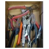 flat of pliers, vise grips