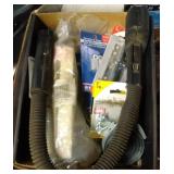 box of misc - snake light, light bulbs, dowel pins box of misc - snake light, light bulbs, dowel pins