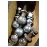 lot of trailer balls - two 2 inch, two 1.75 inch &