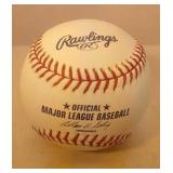 Greg Vaughn autographed baseball with COA