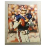 Jim Kelly autographed 8x10 color photo