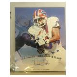 1997 Leaf Jumbo Thurman Thomas autographed