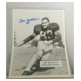 John Martinkovic autograph 8x10 B&W photo Packers