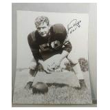 Jim Ringo autographed 8x10 B&W photo Packers