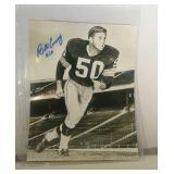 Bill Curry autographed 8x10 B&W photo Packers
