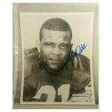 Bob Jeter autographed 8x10 B&W photo Packers