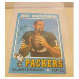 Zeke Bratkowski autographed 1971 Topps card #11