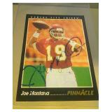 Joe Montana autographed 1993 Pinnacle card #277