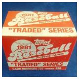 1981 Topps Baseball Traded factory set