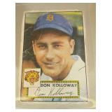 1952 Topps Baseball Don Kolloway #104