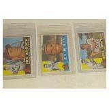 1960 Topps Baseball 3 Milwaukee Braves cards