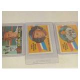 1960 Topps Baseball 3 Milwaukee Braves cards