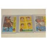 1960 Topps Baseball 3 Milwaukee Braves cards