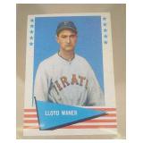 1961 Fleer Baseball Greats Lloyd Waner #84