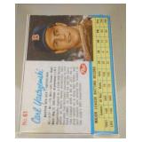 1962 Post Baseball Carl Yastrzemski #61 rookie