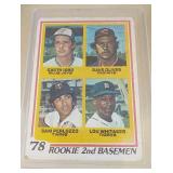 1978 Topps Baseball Lou Whitaker #704 rookie
