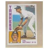 1984 Topps Baseball Don Mattingly #8 rookie