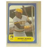 1986 Fleer Baseball Barry Bonds #u-14 rookie