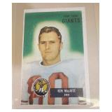 1955 Bowman Football Ken MacAfee #60
