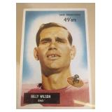 1955 Bowman Football Billy Wilson $#81