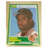 1989 Score Football Deion Sanders #246 rookie