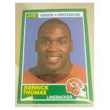 1989 Score Football Derrick Thomas #258 rookie