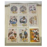 Reggie Jackson Heroes 1 - 10, 8 other cards and