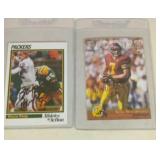 Bryce Paup & Kyle Wachholtz autographed football