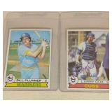1979 Topps Baseball autographs - 2 cards