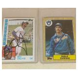 Milwaukee Brewers Baseball autographs - 2 cards
