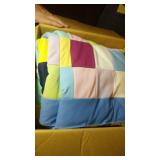 large quilt and baby quilts.