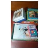 vintage games and puzzles - "Tripoley", "School